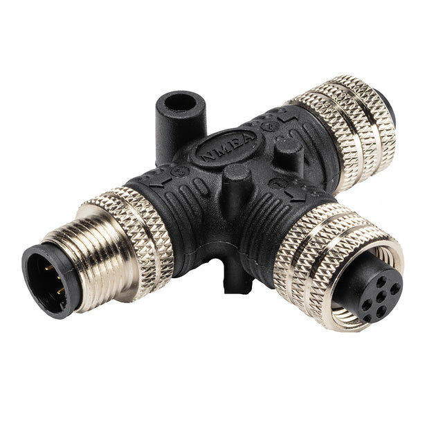 Humminbird NMEA 2000 T-Connector - Male [760038-1] - Premium NMEA Cables & Sensors from Humminbird - Just $31.99! Shop now at Brushy Creek Marine