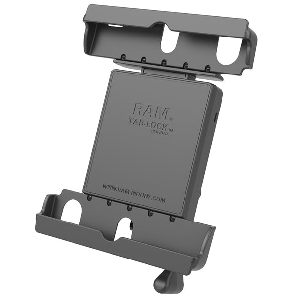 RAM Mount RAM Tab-Lock Holder f/9"-10.5" Tablets w/Heavy Duty Cases [RAM-HOL-TABL20U] - Premium Tablet Mounts from RAM Mounting Systems - Just $85.99! Shop now at Brushy Creek Marine
