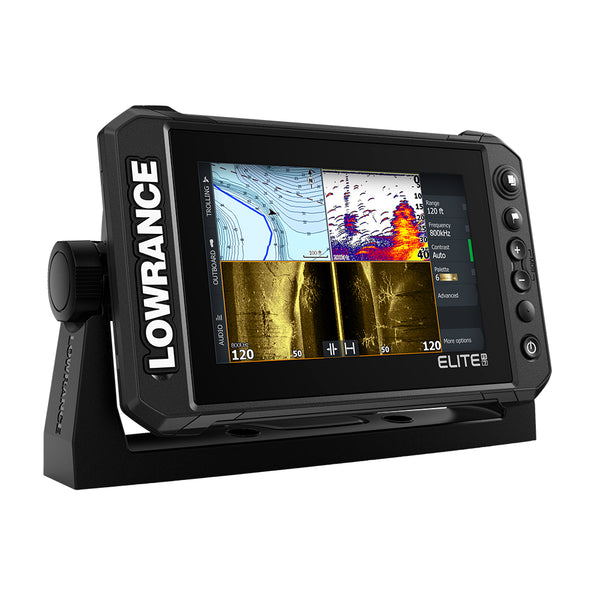 Lowrance Elite FS 7 Chartplotter/Fishfinder with HDI Transom Mount Transducer [000-15696-001] - Premium GPS - Fishfinder Combos from Lowrance - Just $849! Shop now at Brushy Creek Marine