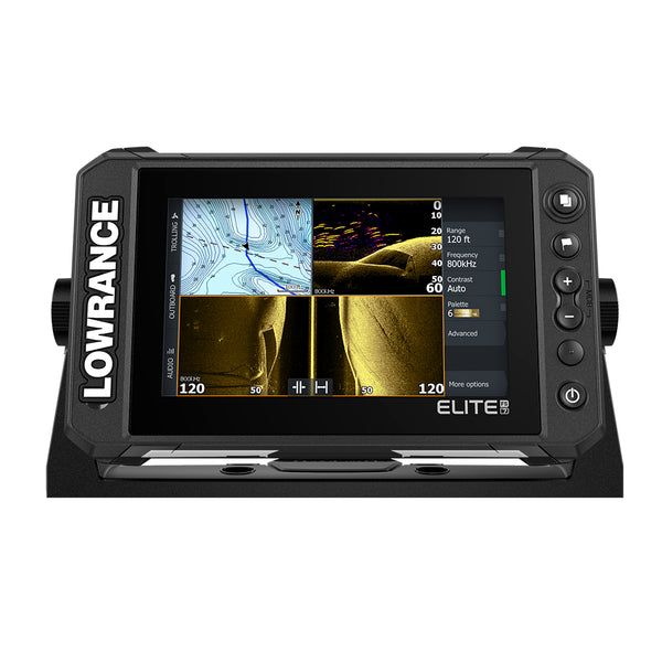 Lowrance Elite FS 7 Chartplotter/Fishfinder with HDI Transom Mount Transducer [000-15696-001] - Premium GPS - Fishfinder Combos from Lowrance - Just $849! Shop now at Brushy Creek Marine