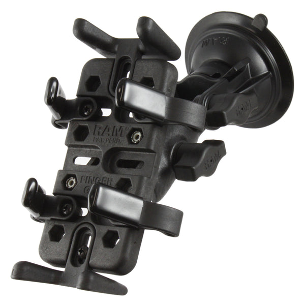 RAM Mount RAM Finger-Grip Universal Mount w/RAM Twist-Lock Suction Cup [RAP-B-104-224-UN4U] - Premium Suction Cup Mounts from RAM Mounting Systems - Just $65.99! Shop now at Brushy Creek Marine
