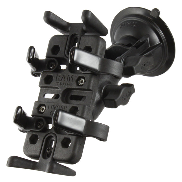 RAM Mount RAM Finger-Grip Universal Mount w/RAM Twist-Lock Suction Cup [RAP-B-104-224-UN4U] - Premium Suction Cup Mounts from RAM Mounting Systems - Just $64.49! Shop now at Brushy Creek Marine