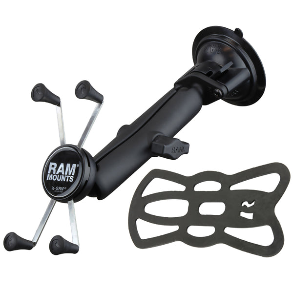 RAM Mount RAM X-Grip Large Phone Mount w/RAM Twist-Lock Suction Cup Base [RAM-B-166-C-UN10U] - Premium Cell Phone Mounts from RAM Mounting Systems - Just $84.99! Shop now at Brushy Creek Marine