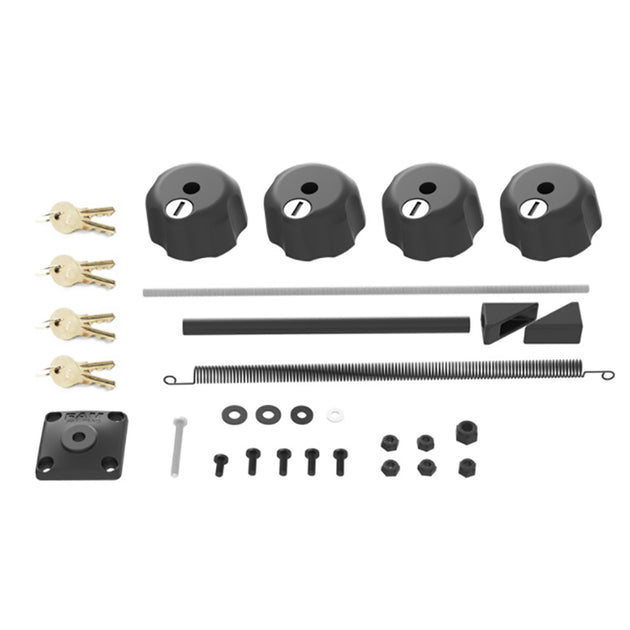 RAM Mount RAM Safe-N-Secure Locking Kit f/RAM Tough-Tray  Swing Arms [RAM-234-LKU] - Premium Laptop Mounts from RAM Mounting Systems - Just $112.49! Shop now at Brushy Creek Marine
