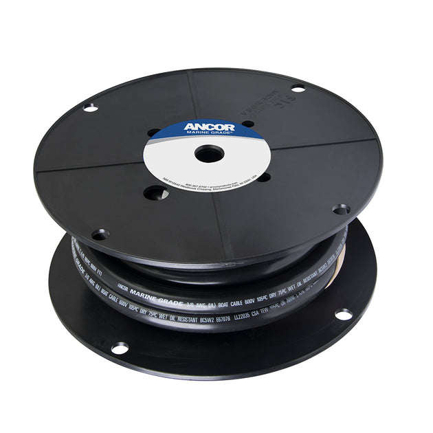 Ancor Tinned Copper Battery Cable, 3/0 AWG (81mm2) - Black - 50 [118005] - Premium Wire from Ancor - Just $572.99! Shop now at Brushy Creek Marine