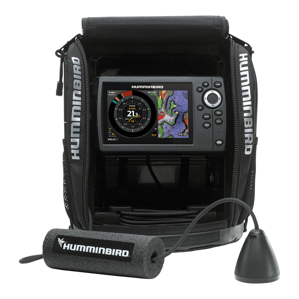 Humminbird ICE HELIX 5 CHIRP GPS G3 - Sonar/GPS Combo [411730-1] - Premium Ice Flashers from Humminbird - Just $529.99! Shop now at Brushy Creek Marine