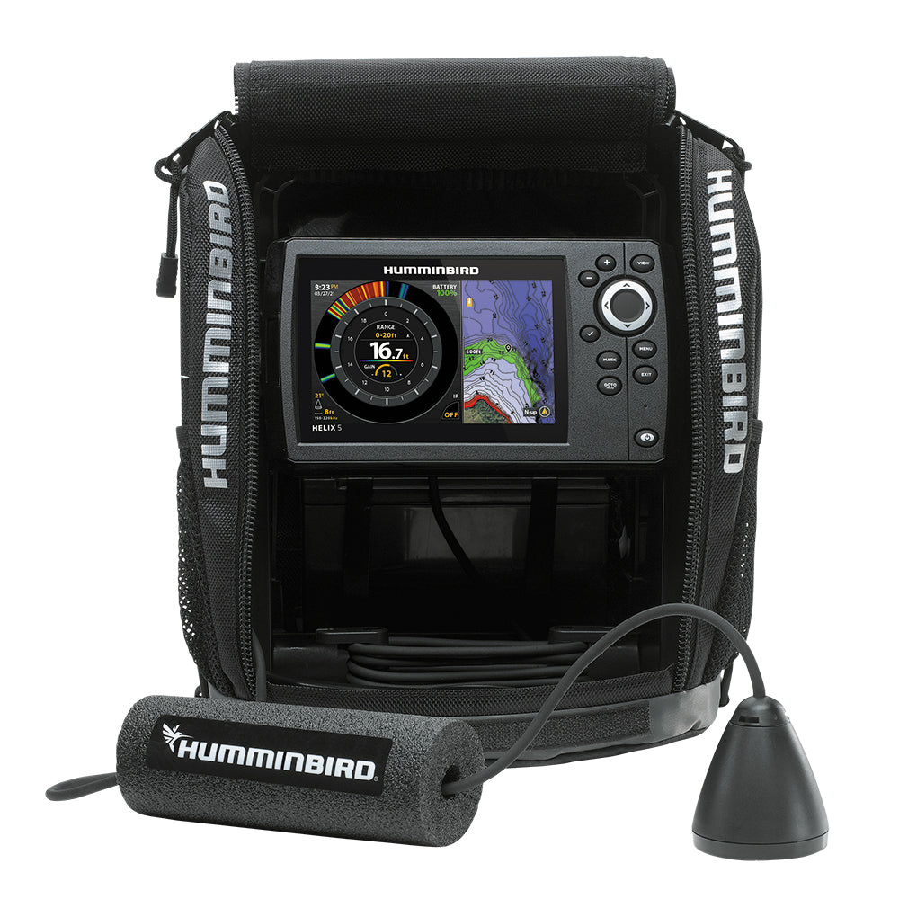 Humminbird ICE HELIX 5 CHIRP GPS G3 - Sonar/GPS All-Season [411740-1] - Premium Ice Flashers from Humminbird - Just $629.99! Shop now at Brushy Creek Marine