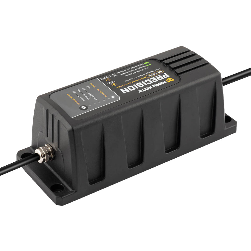 Minn Kota On-Board Precision Charger MK-110 PCL 1 Bank x 10 AMP LI Optimized Charger [1831101] - Premium Battery Chargers from Minn Kota - Just $159.99! Shop now at Brushy Creek Marine