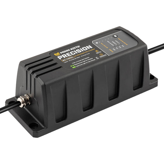 Minn Kota On-Board Precision Charger MK-110 PCL 1 Bank x 10 AMP LI Optimized Charger [1831101] - Premium Battery Chargers from Minn Kota - Just $159.99! Shop now at Brushy Creek Marine