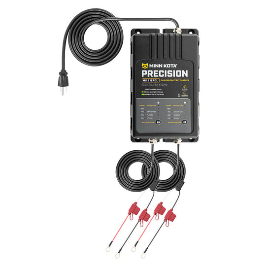 Minn Kota On-Board Precision Charger MK-212 PCL 2 Bank x 6 AMP LI Optimized Charger [1832121] - Premium Battery Chargers from Minn Kota - Just $219.99! Shop now at Brushy Creek Marine