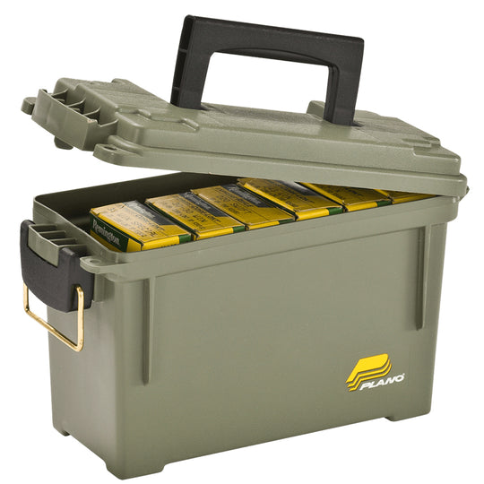 Plano Element-Proof Field Ammo Small Box - Olive Drab [131200] - Premium Hunting Accessories from Plano - Just $11.99! Shop now at Brushy Creek Marine