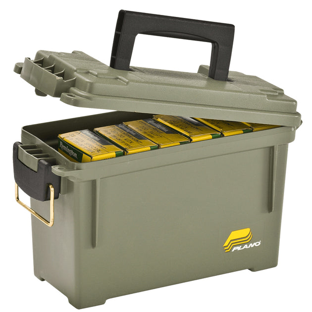 Plano Element-Proof Field Ammo Small Box - Olive Drab [131200] - Premium Hunting Accessories from Plano - Just $11.99! Shop now at Brushy Creek Marine