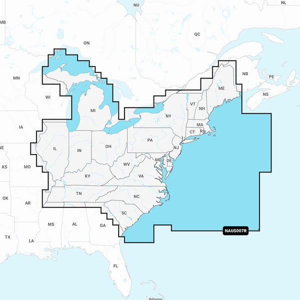 Navionics NAUS007R - U.S. East - Navionics+ [010-C1370-30] - Premium Navionics + from Navionics - Just $149.99! Shop now at Brushy Creek Marine