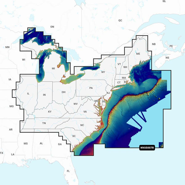 Garmin Navionics Vision+ NVUS007R U.S. East [010-C1291-00] - Premium Garmin Navionics Vision+ from Garmin - Just $249.99! Shop now at Brushy Creek Marine