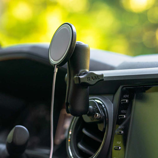 RAM Mount RAM Drill-Down Mount f/Apple MagSafe [RAM-B-102-AP-MAGU] - Premium Cell Phone Mounts from RAM Mounting Systems - Just $32.49! Shop now at Brushy Creek Marine
