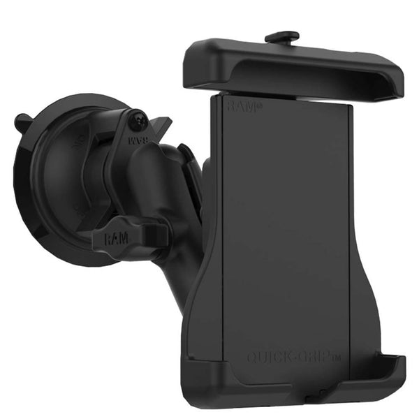 RAM Mount RAM Quick-Grip Suction Cup Mount f/Apple MagSafe Compatible Phones [RAM-B-166-UN15WU] - Premium Cell Phone Mounts from RAM Mounting Systems - Just $89.49! Shop now at Brushy Creek Marine