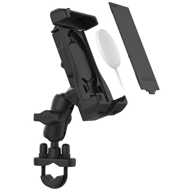 RAM Mount RAM Quick-Grip Handlebar Mount f/Apple MagSafe Compatible Phones [RAM-B-149Z-A-UN15WU] - Premium Cell Phone Mounts from RAM Mounting Systems - Just $84.99! Shop now at Brushy Creek Marine