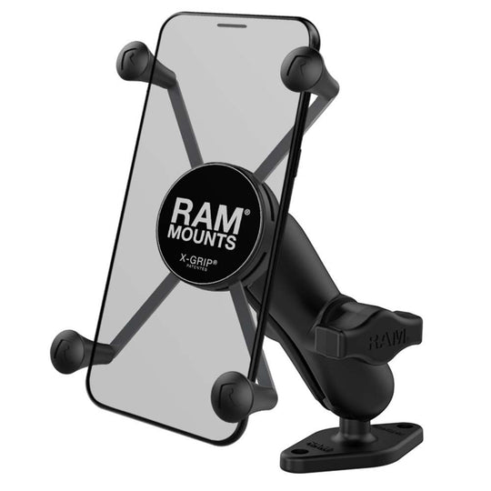 RAM Mount RAM X-Grip Large Phone Mount w/Diamond Base [RAM-B-102-UN10U] - Premium Cell Phone Mounts from RAM Mounting Systems - Just $64.99! Shop now at Brushy Creek Marine