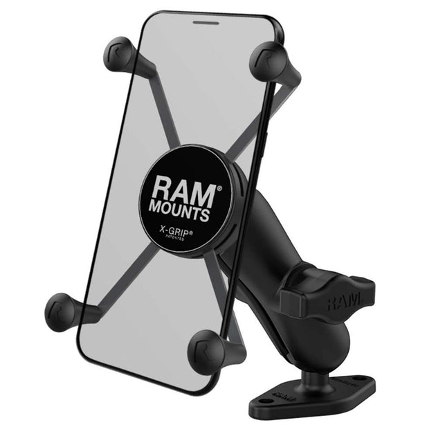 RAM Mount RAM X-Grip Large Phone Mount w/Diamond Base [RAM-B-102-UN10U] - Premium Cell Phone Mounts from RAM Mounting Systems - Just $64.99! Shop now at Brushy Creek Marine