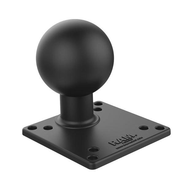 RAM Mount RAM 100x100mm VESA Plate w/Ball [RAM-E-246U] - Premium E Size from RAM Mounting Systems - Just $74.49! Shop now at Brushy Creek Marine