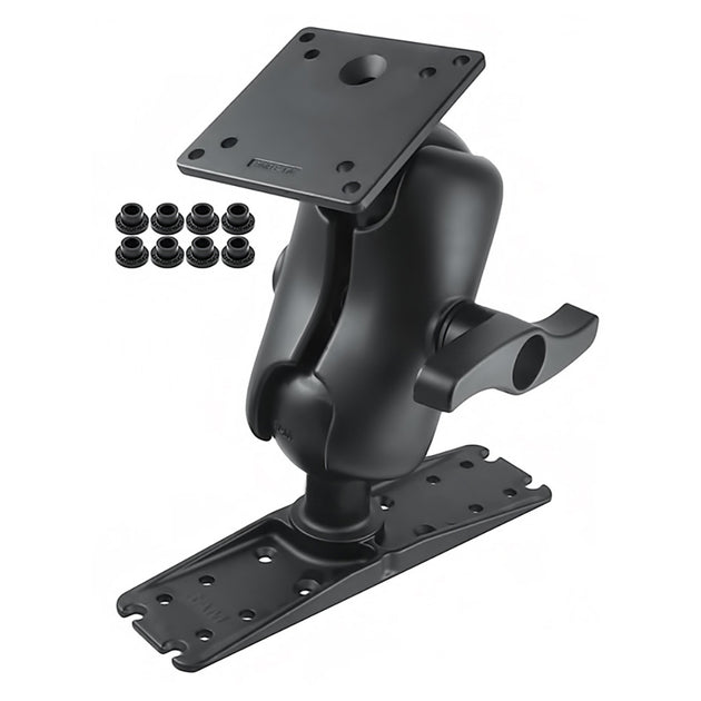 RAM Mount RAM Ball Mount w/100x100mm VESA Plate  Large Electronics Plate [RAM-E-111U-D-246] - Premium Marine Electronics Mounts from RAM Mounting Systems - Just $278.99! Shop now at Brushy Creek Marine