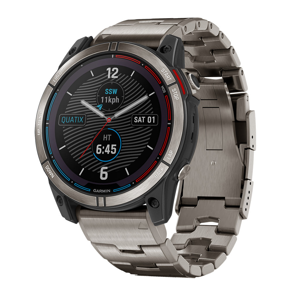 Garmin quatix 7 - Solar Edition Marine GPS Smartwatch w/Solar Charging [010-02541-60] - Premium Accessories from Garmin - Just $1099.99! Shop now at Brushy Creek Marine