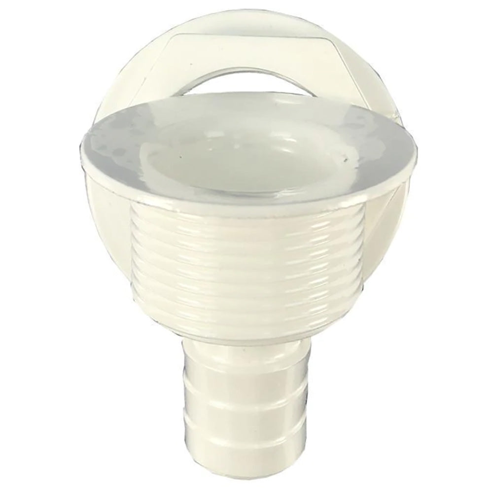 T-H Marine Straight Barbed All-Purpose Drain - White [APD-2-DP] - Premium Fittings from T-H Marine Supplies - Just $7.78! Shop now at Brushy Creek Marine