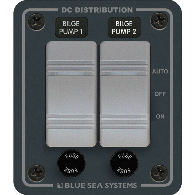 Blue Sea 8664 Contura 2 Bilge Pump Control Panel [8664] - Premium Switches & Accessories from Blue Sea Systems - Just $168.99! Shop now at Brushy Creek Marine