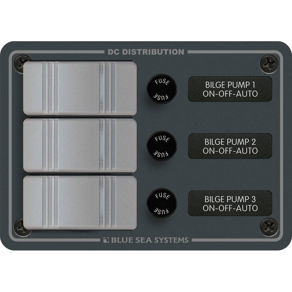 Blue Sea 8665 Contura 3 Bilge Pump Control Panel [8665] - Premium Switches & Accessories from Blue Sea Systems - Just $204.99! Shop now at Brushy Creek Marine
