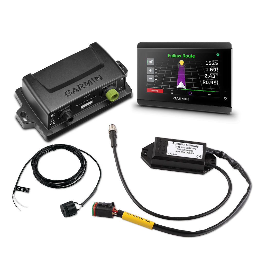 Garmin Reactor 40 Steer-By-Wire Corepack f/Volvo-Pentaw/GHC 50 Autopilot Instrument [010-02794-06] - Premium Autopilots from Garmin - Just $6599.99! Shop now at Brushy Creek Marine