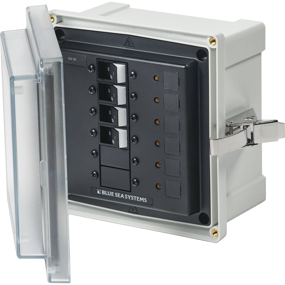 Blue Sea 3134 - SMS Panel Enclosure w/4 Branch (12/24V) - 12/24V DC [3134] - Premium Circuit Breakers from Blue Sea Systems - Just $595.99! Shop now at Brushy Creek Marine