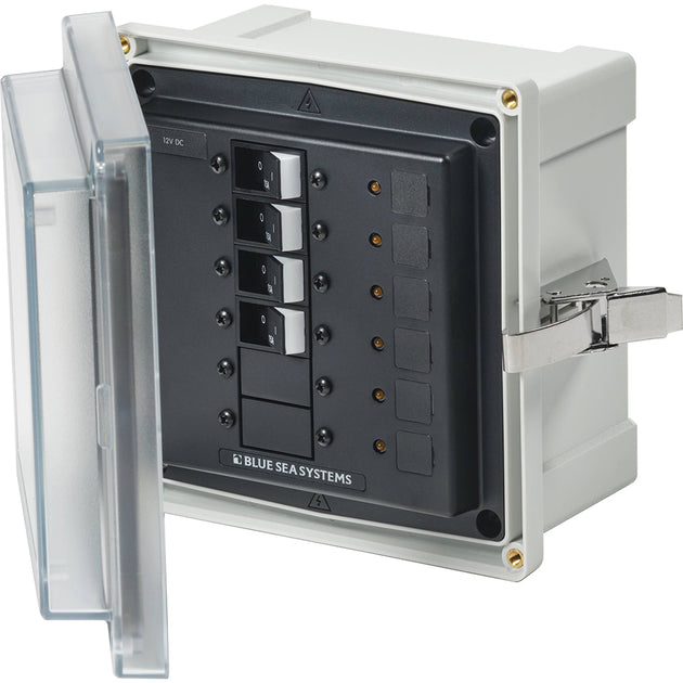 Blue Sea 3134 - SMS Panel Enclosure w/4 Branch (12/24V) - 12/24V DC [3134] - Premium Circuit Breakers from Blue Sea Systems - Just $595.99! Shop now at Brushy Creek Marine