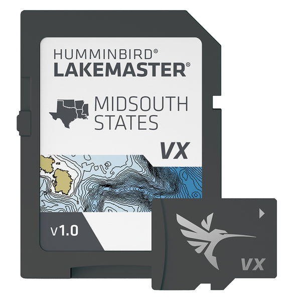 Humminbird LakeMaster VX - Mid-South States [601005-1] - Premium Humminbird from Humminbird - Just $149.99! Shop now at Brushy Creek Marine