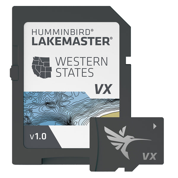 Humminbird LakeMaster VX - Western States [601009-1] - Premium Humminbird from Humminbird - Just $149.99! Shop now at Brushy Creek Marine