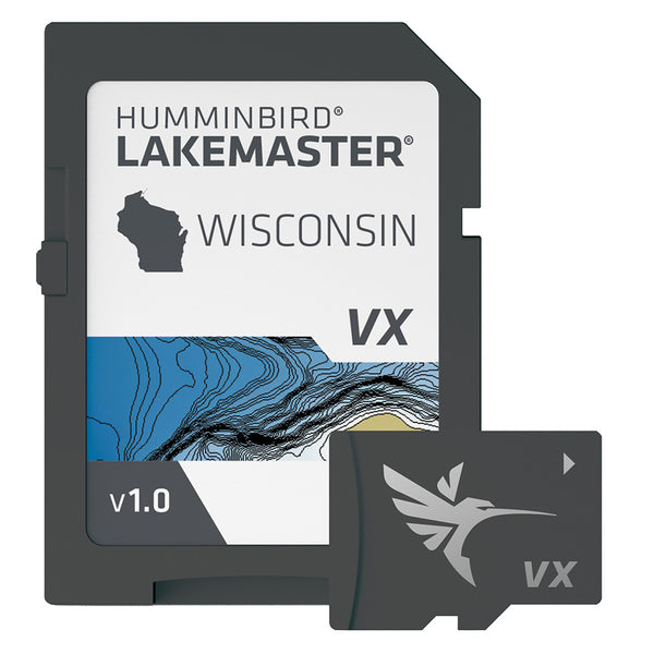 Humminbird LakeMaster VX - Wisconsin [601010-1] - Premium Humminbird from Humminbird - Just $149.99! Shop now at Brushy Creek Marine