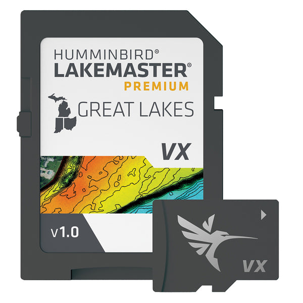 Humminbird LakeMaster VX Premium - Great Lakes [602002-1] - Premium Humminbird from Humminbird - Just $199.99! Shop now at Brushy Creek Marine