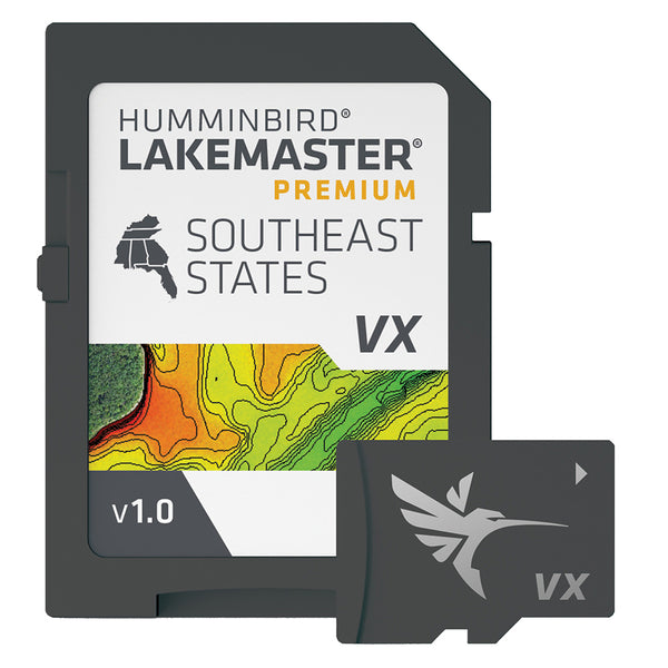 Humminbird LakeMaster VX Premium - Southeast [602008-1] - Premium Humminbird from Humminbird - Just $199.99! Shop now at Brushy Creek Marine