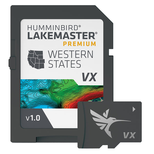 Humminbird LakeMaster VX Premium - Western States [602009-1] - Premium Humminbird from Humminbird - Just $199.99! Shop now at Brushy Creek Marine