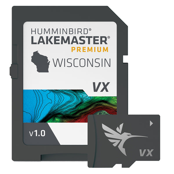 Humminbird LakeMaster VX Premium - Wisconsin [602010-1] - Premium Humminbird from Humminbird - Just $199.99! Shop now at Brushy Creek Marine