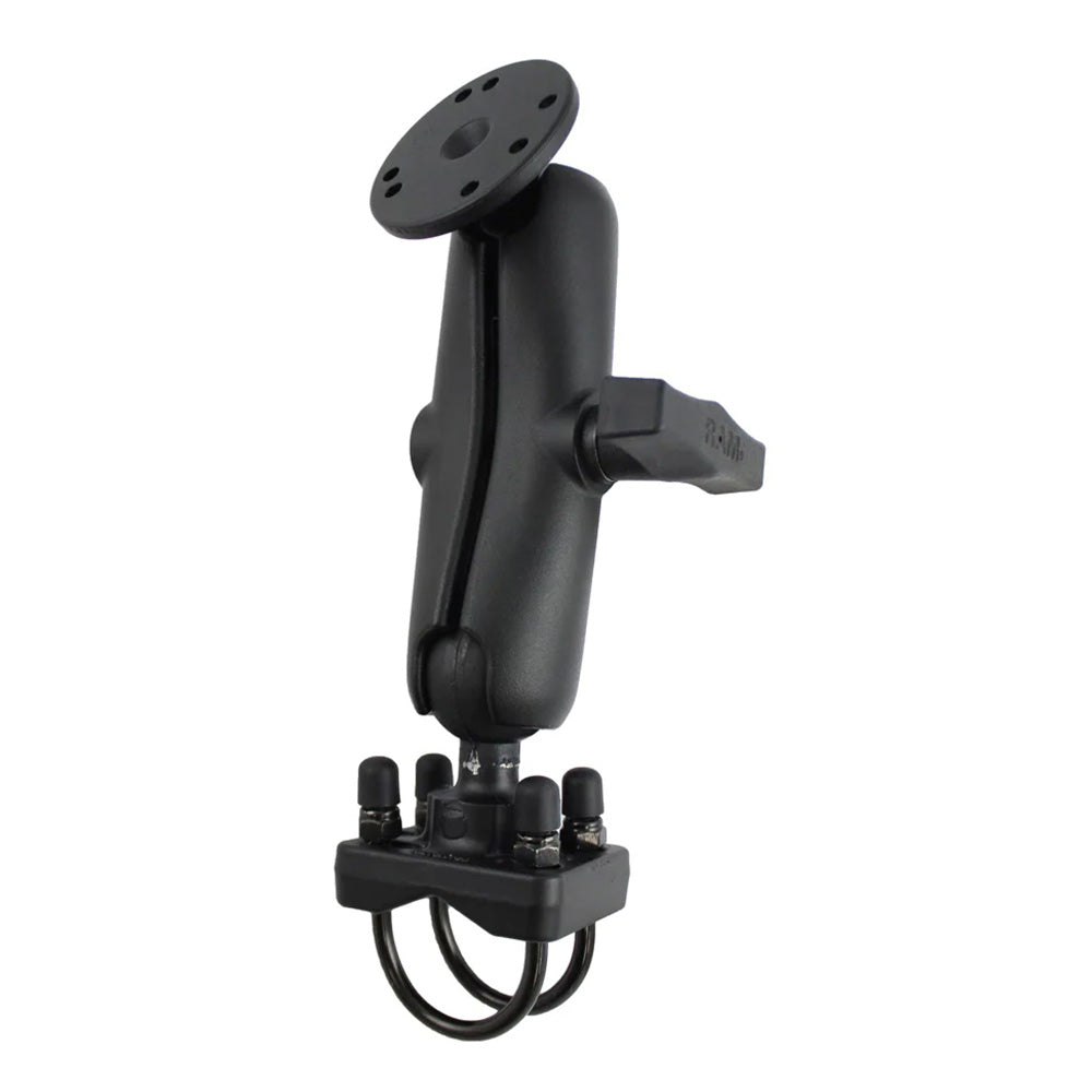 RAM Mount RAM Double U-Bolt Rail Mount f/Larger Rails [RAM-101U-235-1] - Premium Rail/Handle Bar Mounts from RAM Mounting Systems - Just $66.99! Shop now at Brushy Creek Marine