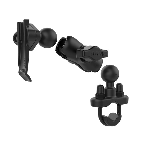 RAM Mount RAM Spine Clip Garmin Mount w/Handlebar U-Bolt Base [RAM-B-149Z-A-GA76U] - Premium GPS Mounts from RAM Mounting Systems - Just $45.49! Shop now at Brushy Creek Marine
