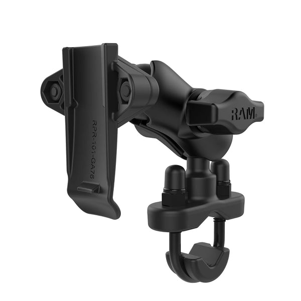 RAM Mount RAM Spine Clip Garmin Mount w/Handlebar U-Bolt Base [RAM-B-149Z-A-GA76U] - Premium GPS Mounts from RAM Mounting Systems - Just $45.49! Shop now at Brushy Creek Marine
