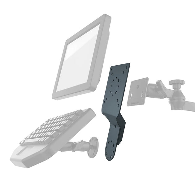 RAM Mount RAM Standard Heavy Duty Accessory/Display Bracket [RAM-DIS-103-1AU] - Premium Swing Arm Mounts from RAM Mounting Systems - Just $29.99! Shop now at Brushy Creek Marine