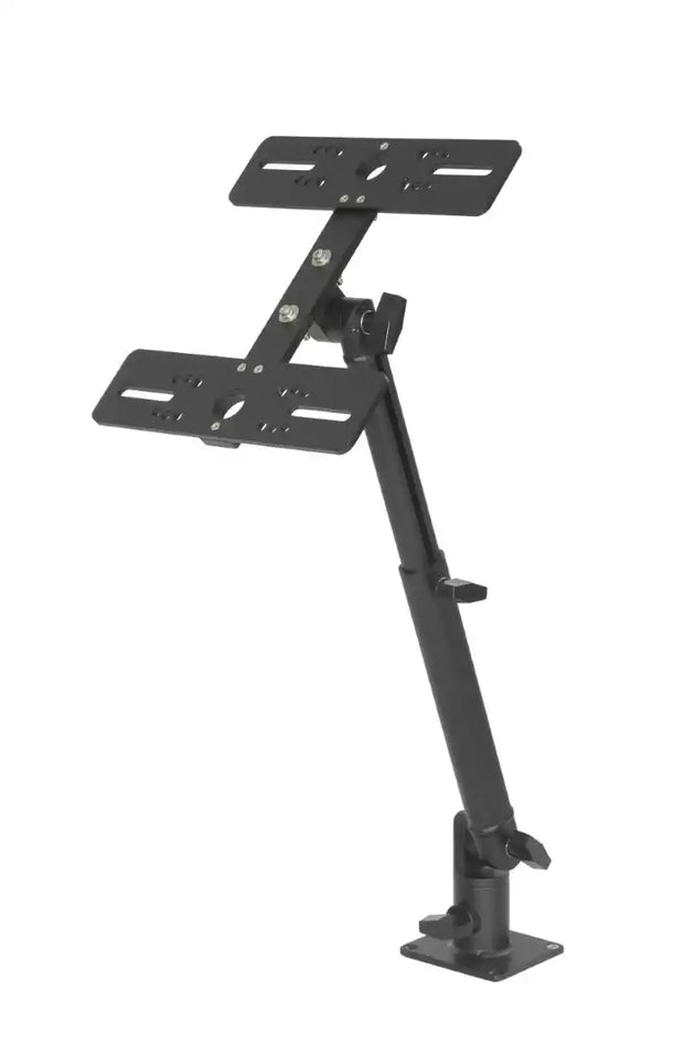 Millennium Double Monitor Mount – Black - Premium Marine Electronics Mounts from Millennium - Just $329.99! Shop now at Brushy Creek Marine