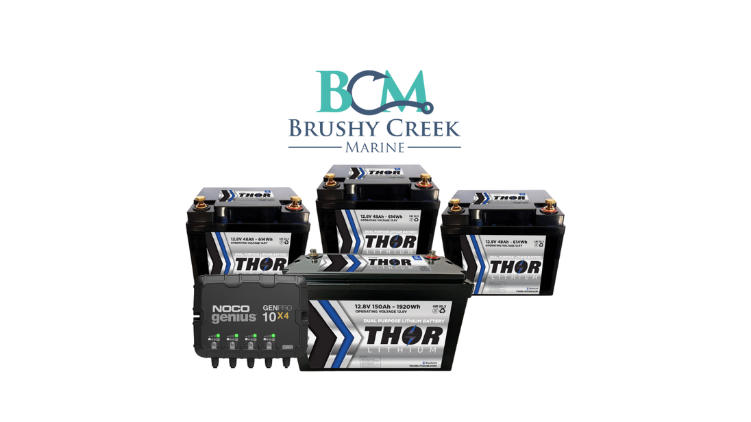 Thor Lithium 36V 48AH Battery Bundle - Premium Lithium Battery from Thor Lithium - Just $2790! Shop now at Brushy Creek Marine