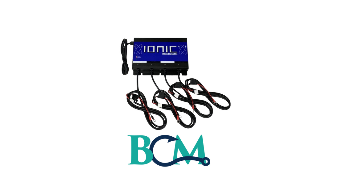 Ionic Lithium Charger - 4 Bank - 12v - Premium Lithium Battery from Ionic Lithium - Just $369! Shop now at Brushy Creek Marine