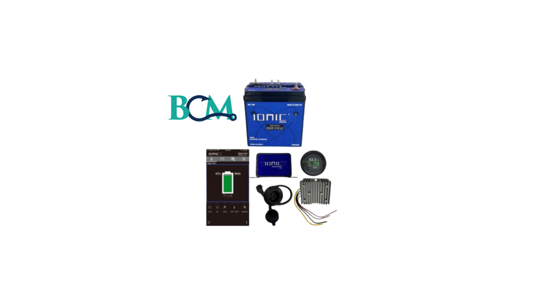 Ionic Lithium 48V 27Ah GC2 LiFePO4 Golf Cart Single Bundle - Premium  from Brushy Creek Marine - Just $1089! Shop now at Brushy Creek Marine