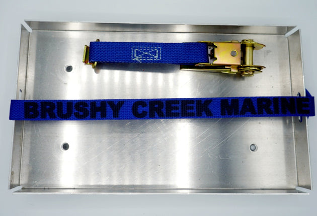 BCM Aluminum Battery Tray (Medium) - Premium Battery Management from Brushy Creek Marine - Just $44.99! Shop now at Brushy Creek Marine