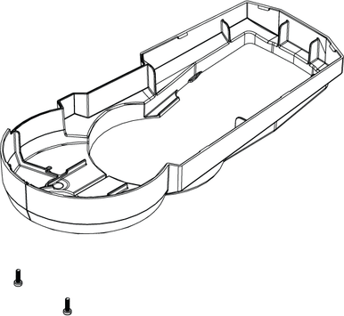 Lowrance Ghost Lower Bezel - Premium  from Brushy Creek Marine - Just $14.99! Shop now at Brushy Creek Marine