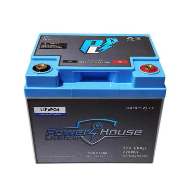 PowerHouse Lithium Battery - 12V 60Ah - Premium Lithium Battery from PowerHouse Lithium - Just $524.99! Shop now at Brushy Creek Marine